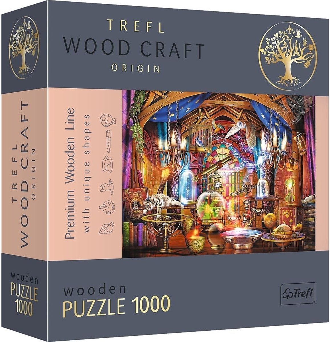 Trefl hout Magische Kamer puzzel - 1000 stukjes