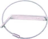 Tip-it - Hulpkoppeling met strip - Aanhanger veiligheidskabel - Staalkabel