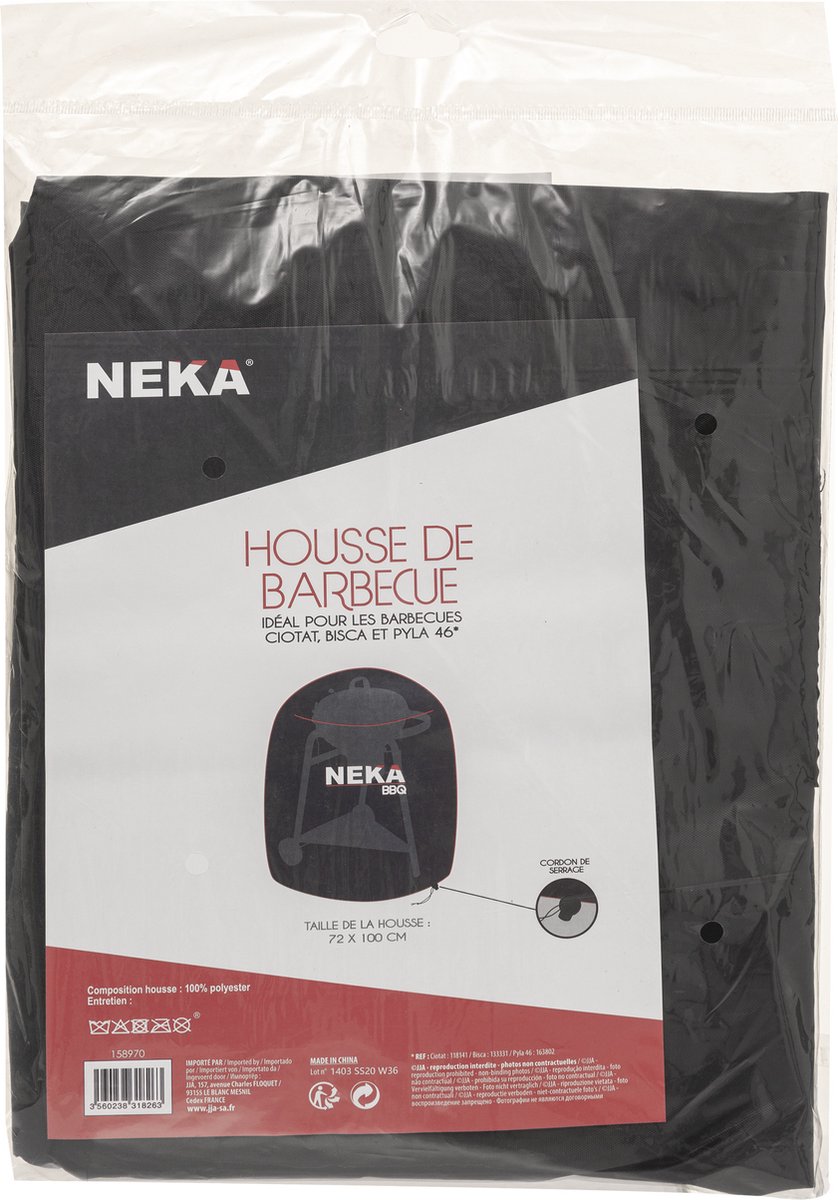 Housse de barbecue - Housse de protection pour barbecue rond - 72 x 100 cm  -... | bol.com