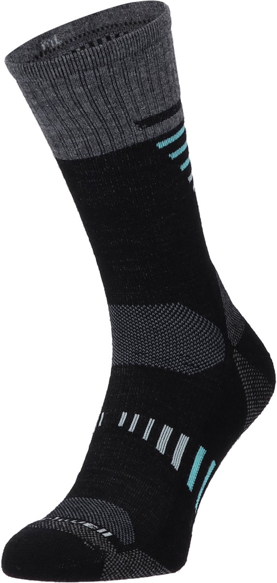 Sockwell Ascend II Crew Dames Wandelsokken Klasse 1 Zwart