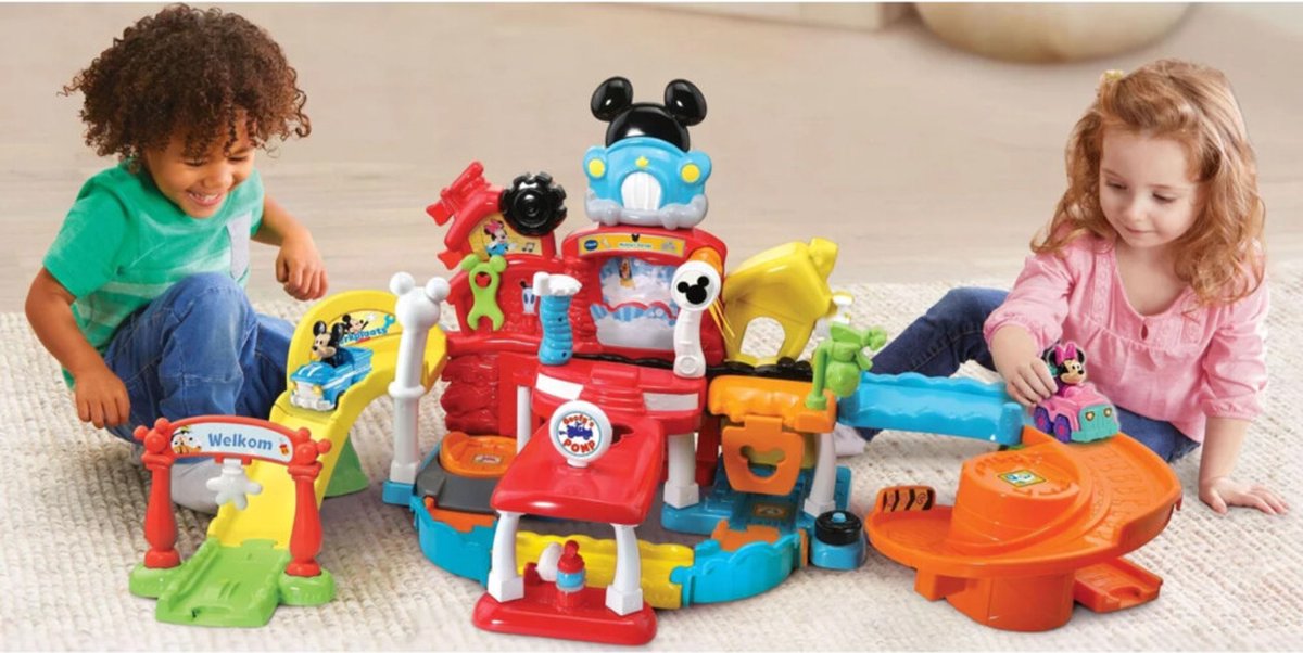 VTechToet Toet Auto's Disney Mickey's Garage - Educatief Babyspeelgoed -  Auto Garage... | bol.com