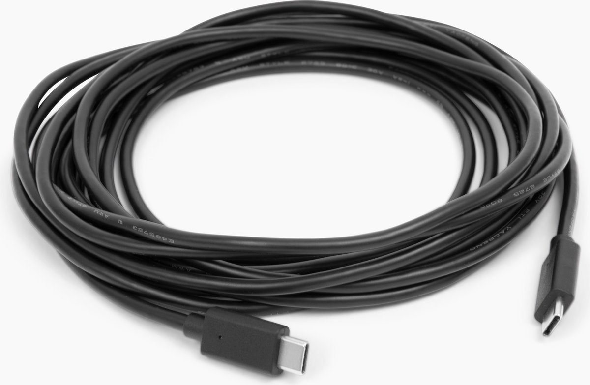 Owl Labs USB C Male to USB C Male Cable for Meeting Owl 3 (16 Feet / 4.87M) USB-kabel 4,87 m Zwart