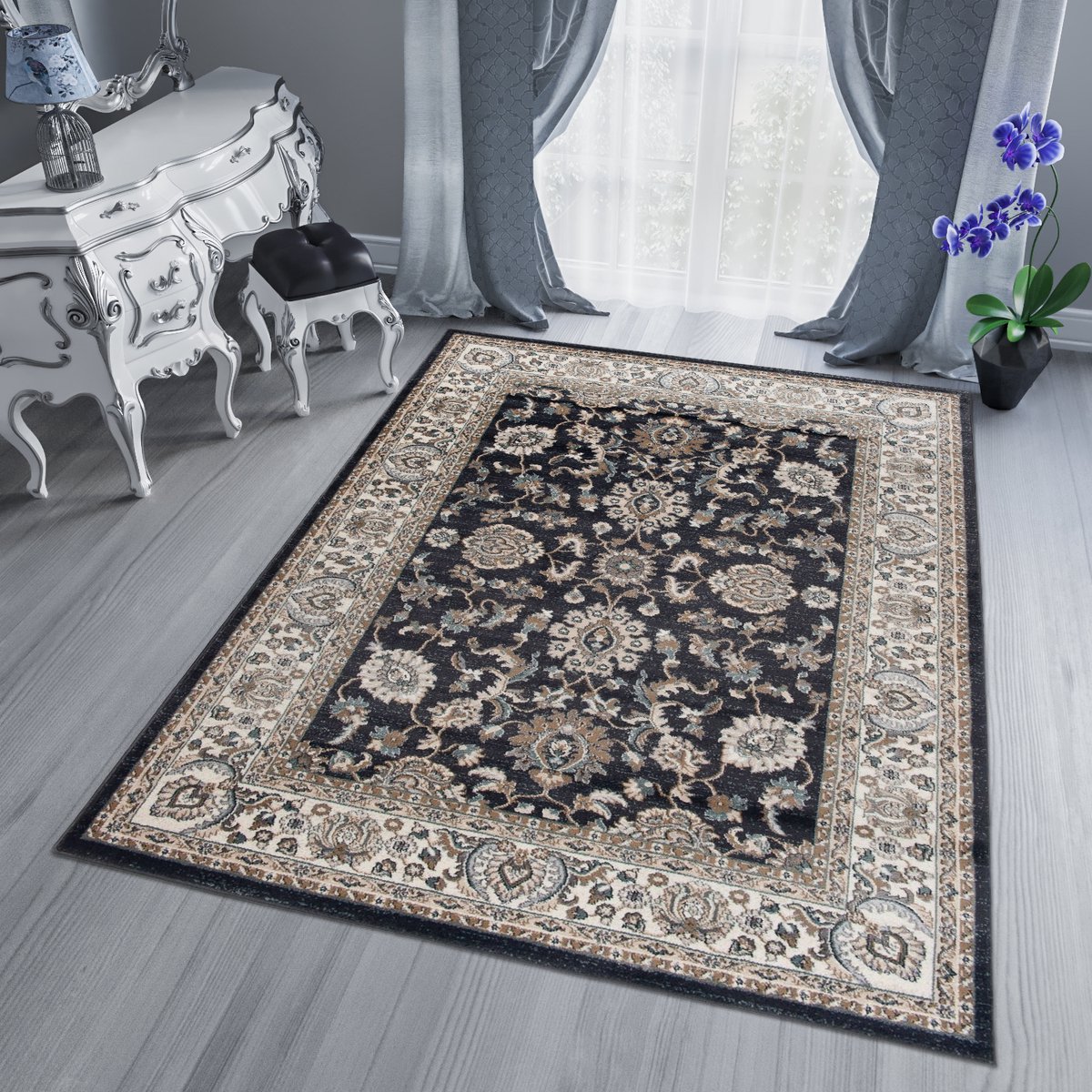 Tapiso Dubai Vloerkleed Modern Oriental Oosters Rug Tapijt Maat- 200x300
