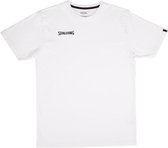 Spalding Essential T-Shirt Heren - Wit | Maat: XL