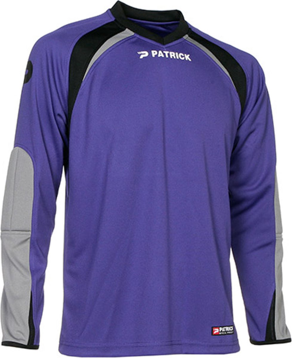 Patrick Calpe110 Keepershirt Lange Mouw Kinderen - Lila / Grijs / Zwart | Maat: 9/10