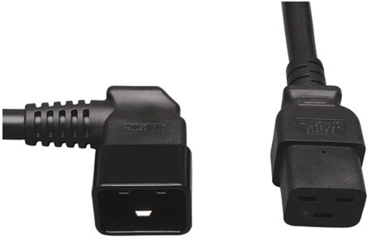 Tripp Lite P036-002-20LA electriciteitssnoer Zwart 0,6096 m IEC C20 IEC C19