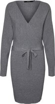 VERO MODA VMHOLLYREM LS V-NECK DRESS GA NOOS Dames Jurk - Maat M VERO MODA VMHOLLYREM LS V-NECK DRESS GA NOOS Dames Jurk - Maat M
