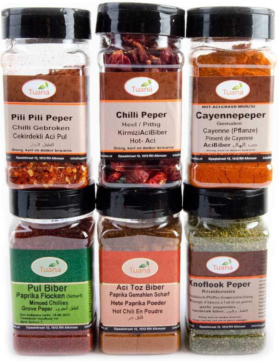 Goedkoopste Tuana Kruiden - Spicy Kruidenpakket - Kruiden Zonder Zout - PKT109