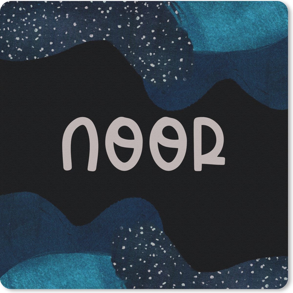Muismat 20x20 cm - Mousepad Noor - Pastel - Meisje - Muismatten