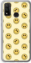 Case Company® - Hoesje geschikt voor Huawei P Smart (2020) hoesje - Smiley N°2 - Soft Cover Telefoonhoesje - Bescherming aan alle Kanten en Schermrand