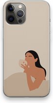Case Company® - Hoesje geschikt voor iPhone 12 Pro Max hoesje - Fresh coffee - Soft Cover Telefoonhoesje - Bescherming aan alle Kanten en Schermrand