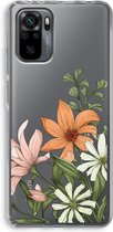 Case Company® - Hoesje geschikt voor Xiaomi Redmi Note 10 Pro hoesje - Floral bouquet - Soft Cover Telefoonhoesje - Bescherming aan alle Kanten en Schermrand
