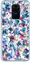 Case Company® - Hoesje geschikt voor Xiaomi Redmi Note 9 hoesje - Hibiscus Flowers - Soft Cover Telefoonhoesje - Bescherming aan alle Kanten en Schermrand