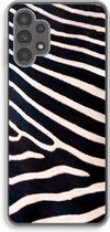 Case Company® - Hoesje geschikt voor Samsung Galaxy A13 4G hoesje - Zebra - Soft Cover Telefoonhoesje - Bescherming aan alle Kanten en Schermrand