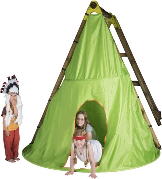 TRIGANO Play tente Tipi pour balançoires en bois 2,3 m J-JOU058 | bol.com