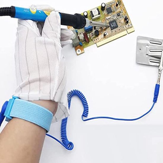 Antistatische Armband Zwart - - Voor 23.59u, morgen in huis