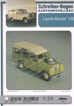 bouwplaat/modelbouw in karton: Land-Rover 109, schaal 1:24