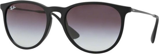 Ray-Ban RayBan Erika Classic zonnebril - zwart montuur met grijze gradiënt lenzen - 51 mm - RB4171 622/8G 54-18
