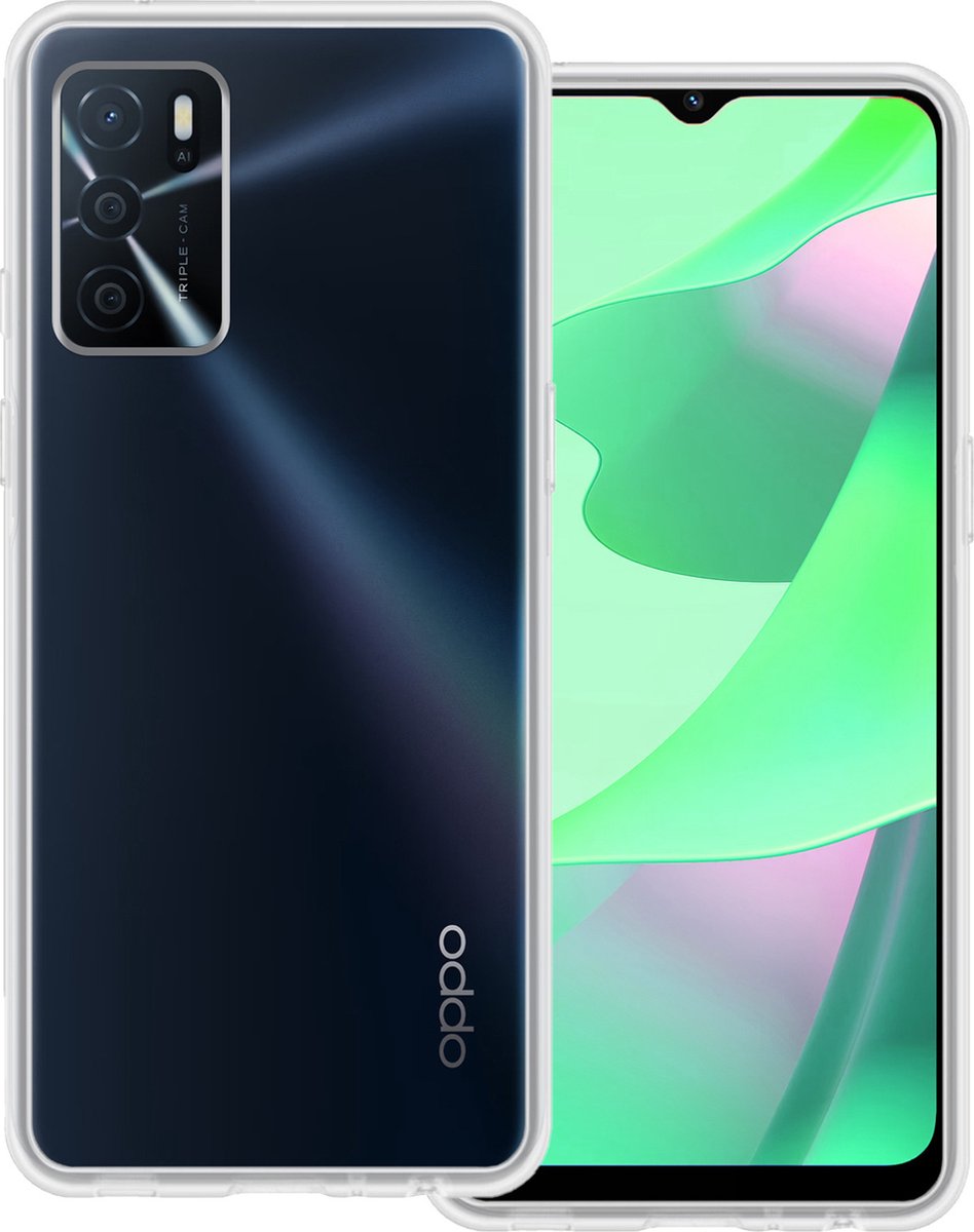 Hoesje Geschikt voor OPPO A16s - Sterk & Shockproof - Hoes Cover - Siliconen Case - Transparant
