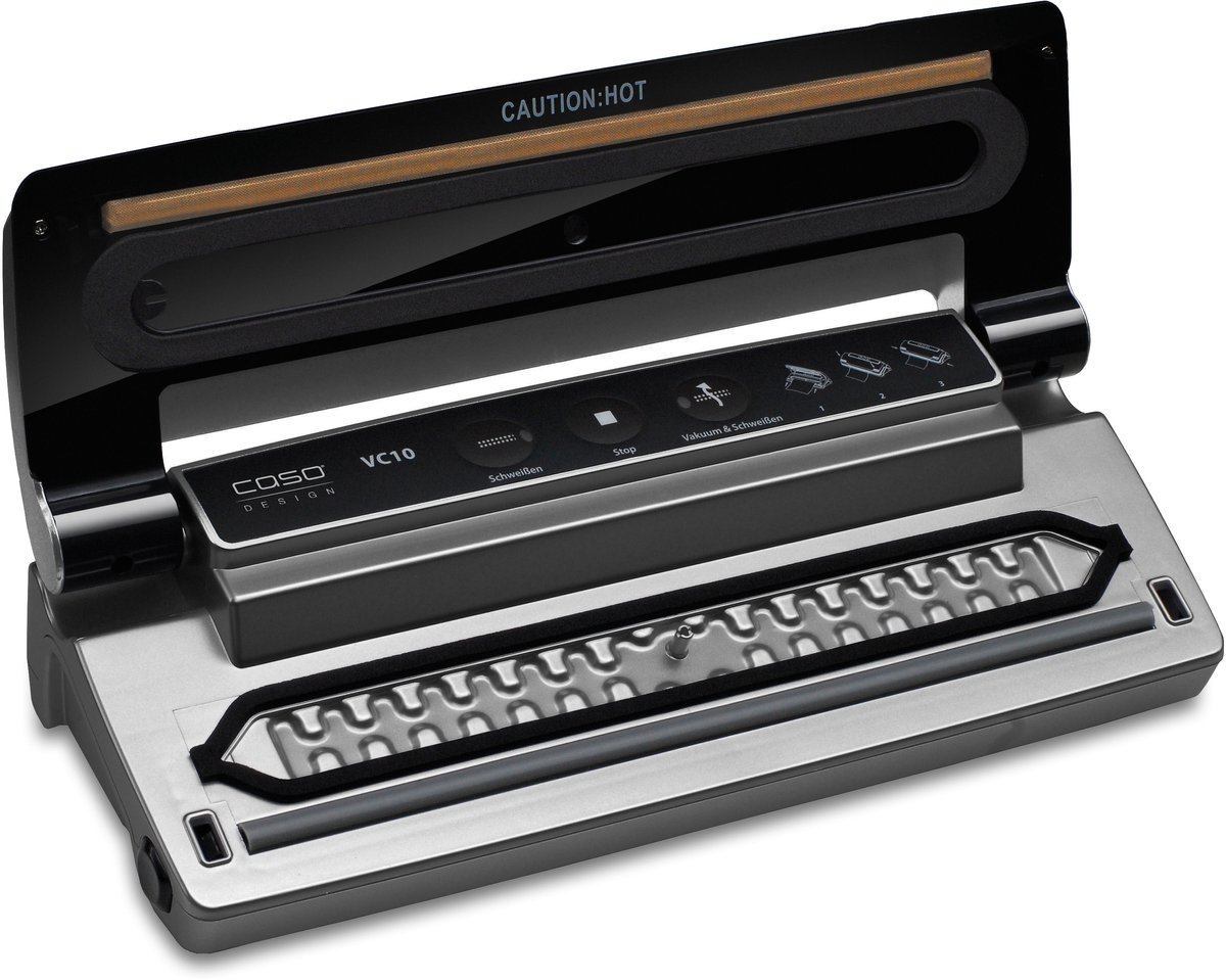 Caso VC 10 PlusEdition, Zwart, Zilver, Kunststof, Touch, GS/CE, 110 W, 220 - 240 V