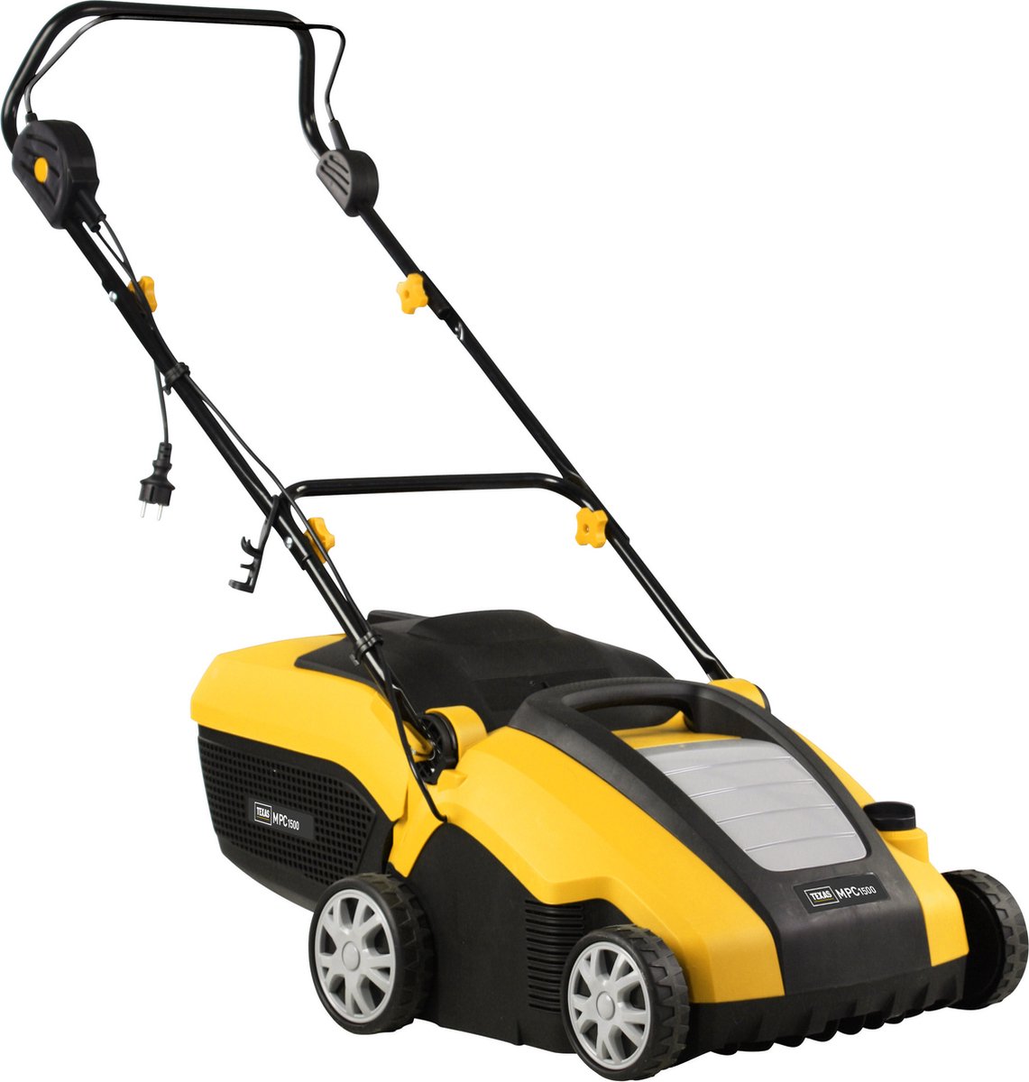 Texas Verticuteermachine + Beluchter 2-in-1 - 1500W - 33 cm werkbreedte - met 50L opvangbak