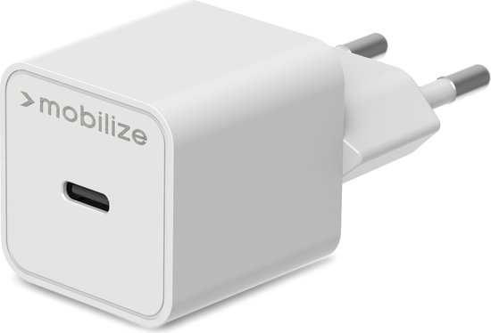 Mobilize Single USB-C Chargeur Power Delivery 20W - Wit