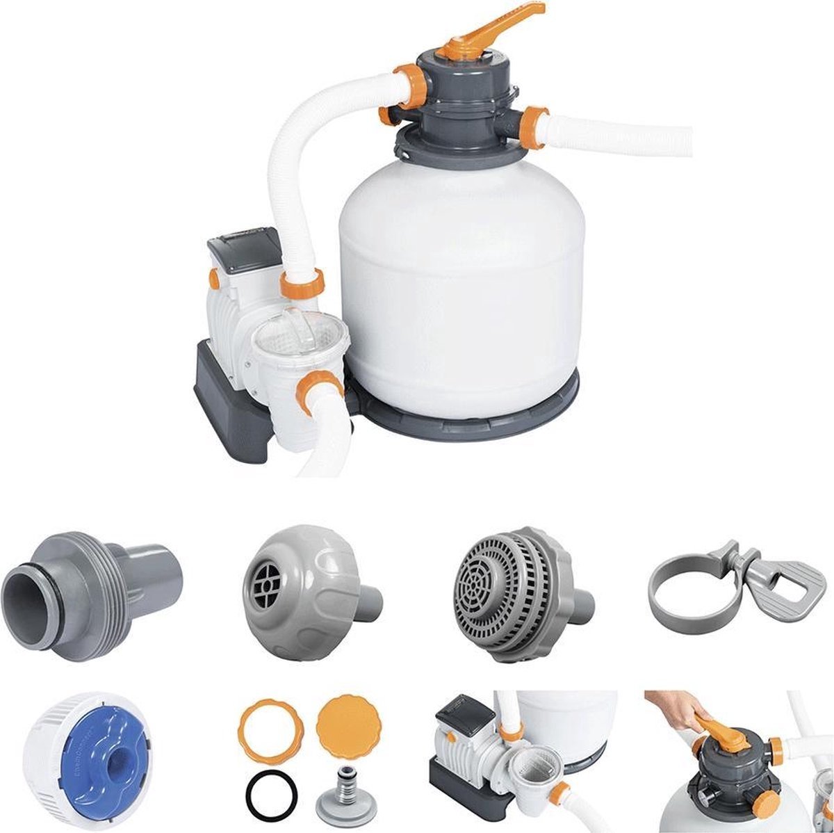 Bol.com Bestway - Zandfilterpomp 58499 - 8.327 liter per uur aanbieding