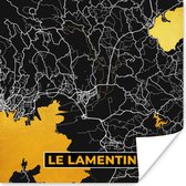 Poster Stadskaart – Frankrijk – Kaart – Le Lamentin – Plattegrond - 50x50 cm