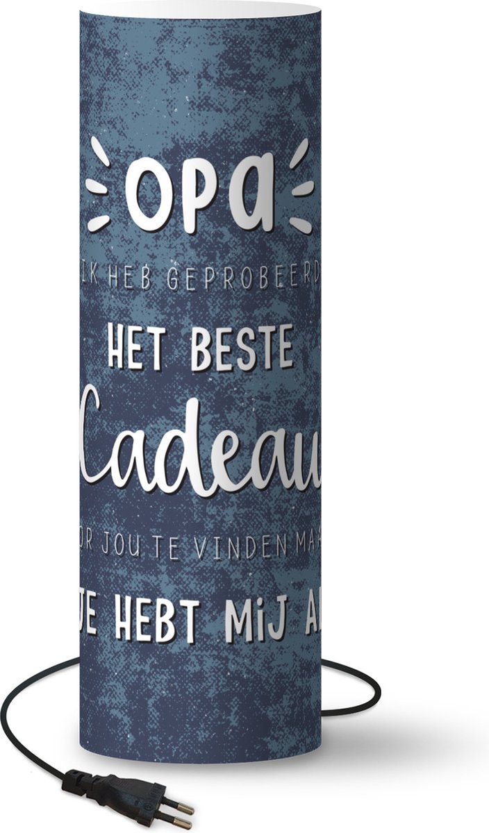 Lamptiger Tafellamp - Vaderdag Kados - Ø 22 Cm - E14 - Multicolor