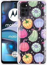 Motorola Moto G22 Hoesje Magische Pompoenen - Designed by Cazy