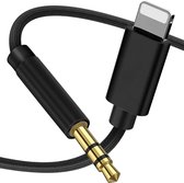 Phreeze Gecertificeerde 3.5mm Aux naar 8-Pin (Male) - Duurzaam Gevlochten Audiokabel - Geschikt voor iPhone - Audio Jack Kabel