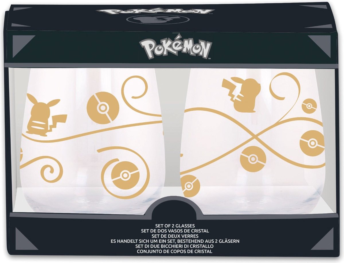 Pokemon - Pikachu - Crystal Glasses - 2-Pack - Storline