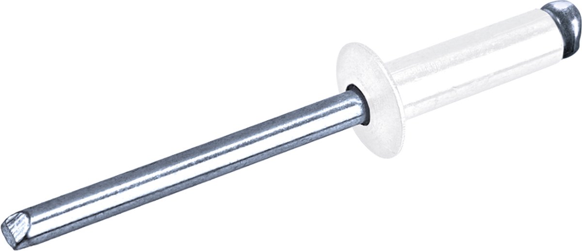 GOEBEL® - 500 x Gelakte blindklinknagels (Ø x L) 4,8 x 16 mm - Alu Aluminium AlMG 3,5 / Staal verzinkt - Vlakke kop - RAINBOW STANDARD - 7901048160 - ISO15977 - Popnagel