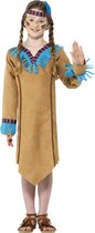 Smiffy's - Indiaan Kostuum - Mississippi Indiaan Wilde Mustang - Meisje - Bruin - Medium - Carnavalskleding - Verkleedkleding