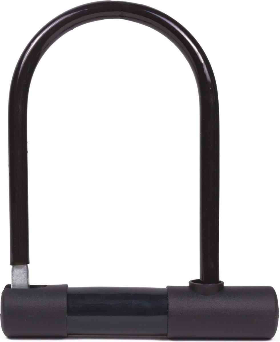 Stahlex Beugelslot - Veiligheidscategorie B - 15 x 18.5 cm - Inclusief 2 sleutels - Zwart