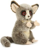 Pluche spookdiertje knuffel 18 cm speelgoed - Spookdiertjes oerwoud dierenknuffels/knuffeldieren/knuffels voor kinderen