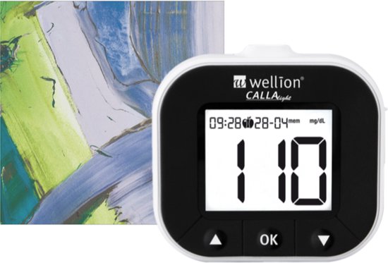 Wellion Calla Light startpakket (met 50 strips en 50 lancetten) - Paars