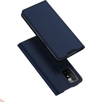 Dux Ducis - Telefoon Hoesje geschikt voor Xiaomi Redmi 10 5G Hoes - Skin Pro Book Case - Blauw