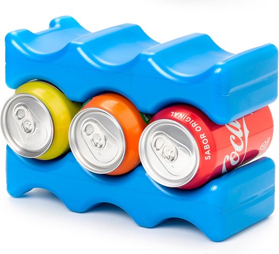 2x stuks koelelementen voor speciaal voor blikjes 22 x 9 cm van Ice Akku — afbeelding 4