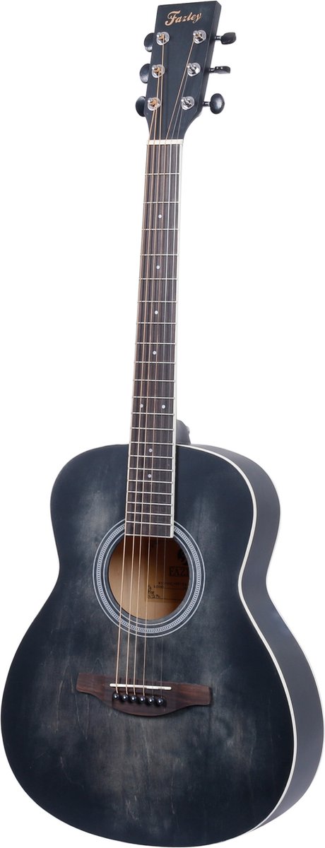 Fazley W55-COL-BK-3/4 ColourTune western gitaar zwart