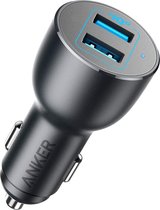 Anker PowerDrive III Alloy Dubbele USB Autolader 36W Fast Charge Zwart |  bol.com