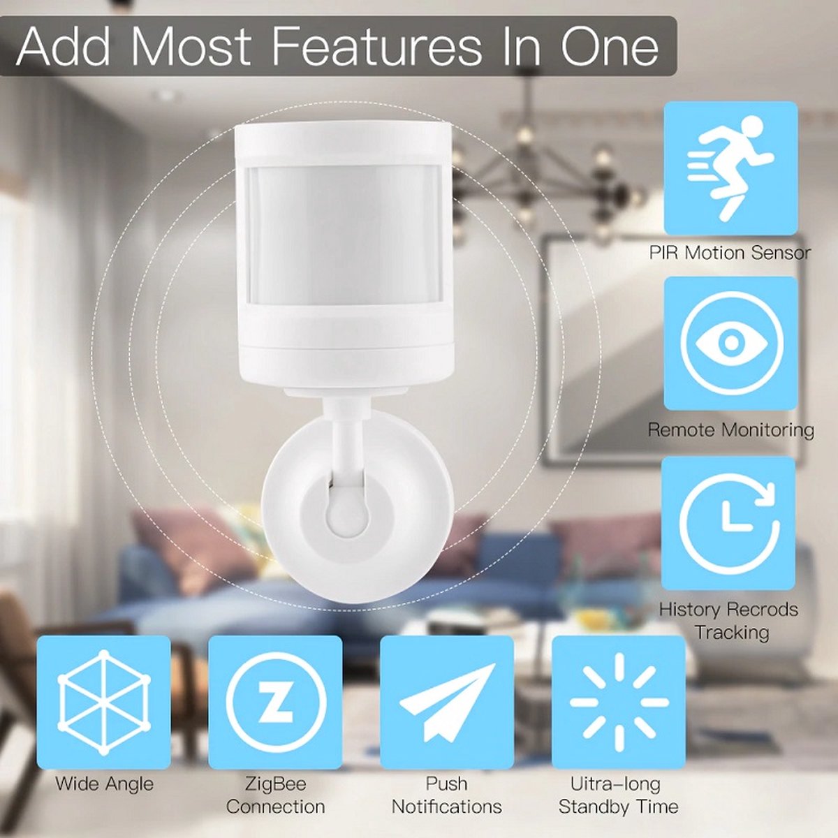 MOES Tuya ZigBee Motion Sensor - PIR thumbnail 4