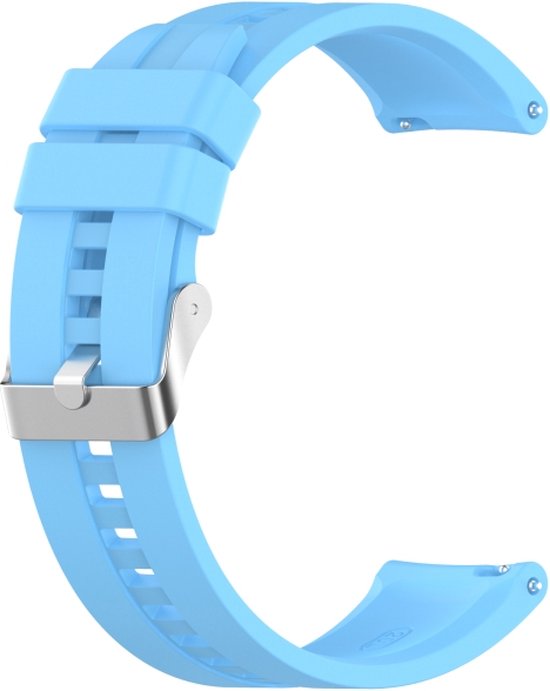 Bracelet en Siliconen (bleu clair), adapté pour Amazfit GTS, GTS 2 et GTS 2E, GTS 2 Mini, Bip, Bip U, Bip Lite, GTR 42 mm, Pop et Pop Pro