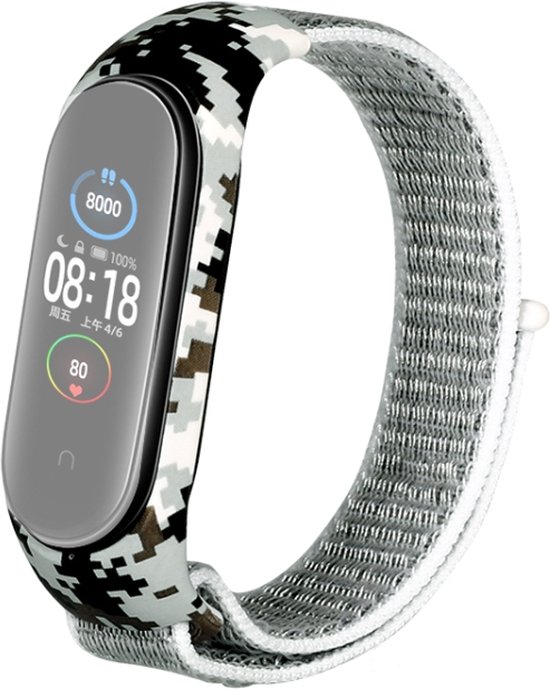 Bracelet en nylon (gris clair) avec étui camouflage , adapté pour Xiaomi Mi  Band 3, Mi... | bol