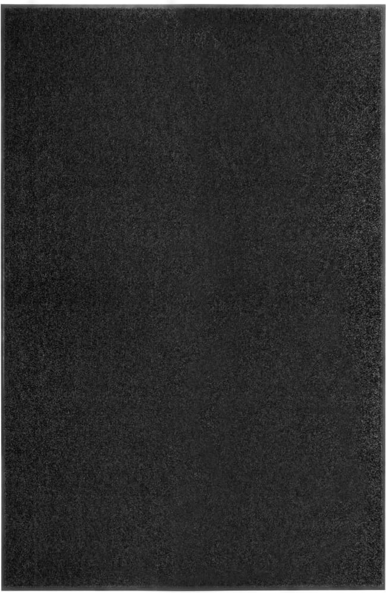 VidaLife Deurmat wasbaar 120x180 cm zwart