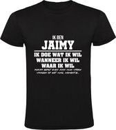 T-shirt homme Jamie | cadeau d'anniversaire | cadeau d'anniversaire | drôle | anniversaire | cadeau | Noir