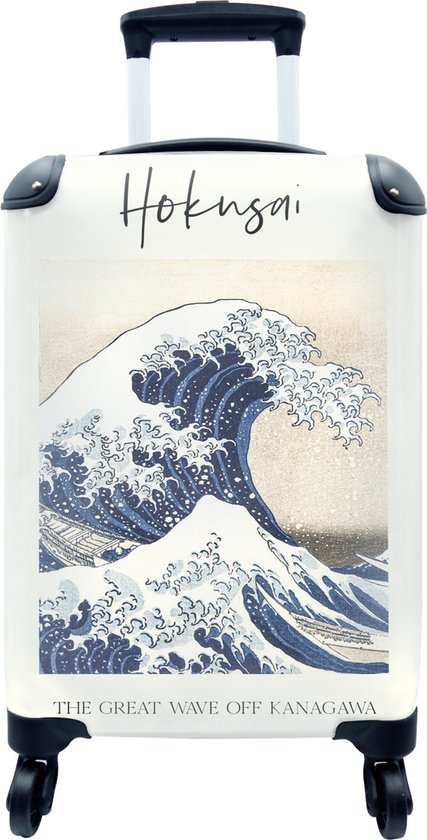 katoen onszelf Verlichten MuchoWow® Koffer - Japanse kunst - De grote golf van Kanagawa - Katsushika  Hokusai -... | bol.com