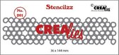 Crealies Stencilzz no.201 Wonky Cirkels