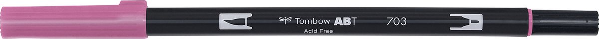 Tombow Brush pen - ABT 703 - Dual Brushpen - Pink rose - Roze — afbeelding 3