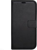LC.IMEEKE Kunstleren Book Case Portemonnee Pasjes Hoesje Geschikt voor Samsung Galaxy A73 - Zwart
